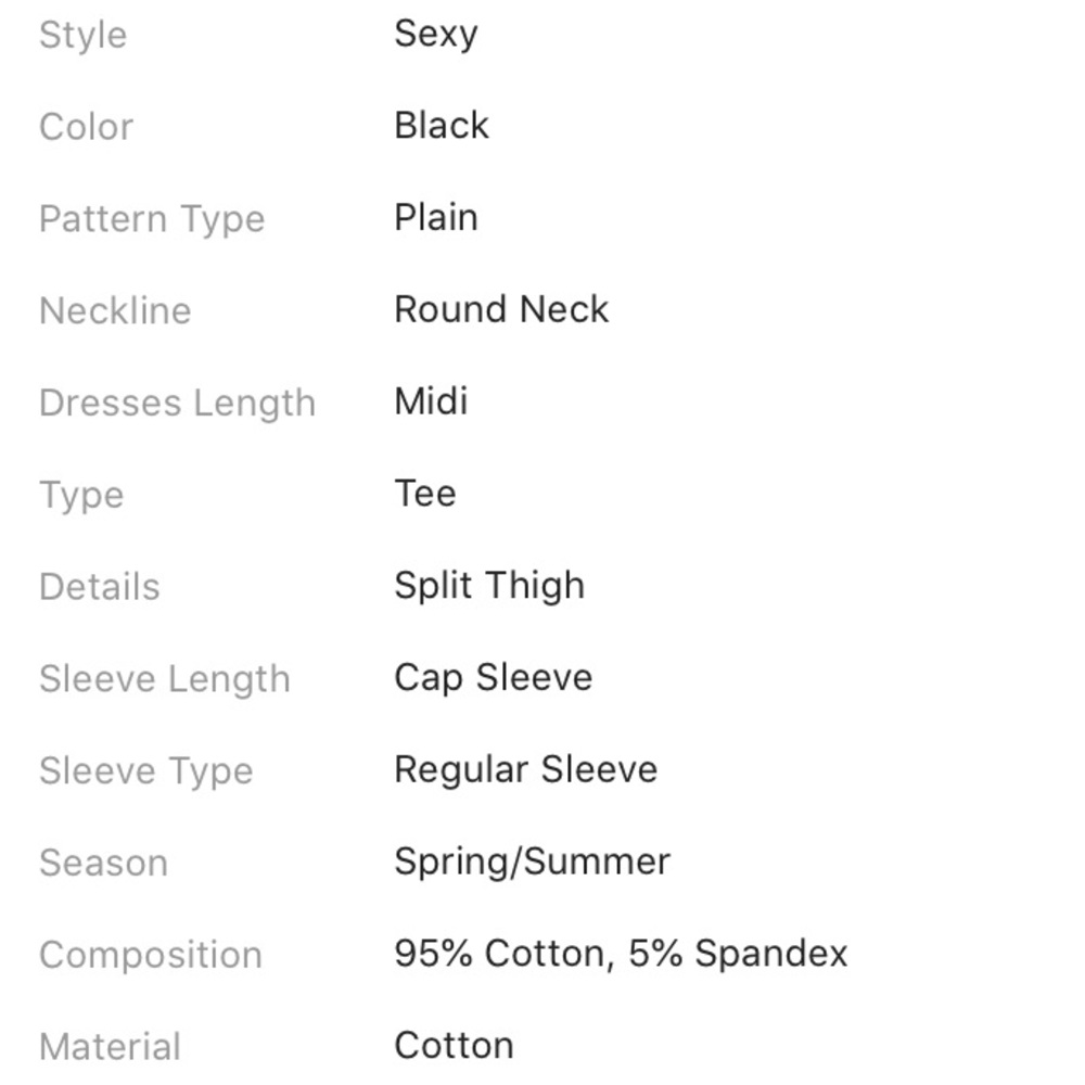 Rib-knit Slit Hen Bodycon Dress Black - Picture 6 of 8